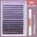 DIY Lash Extension Kit 280pcs - 20D+50D 10-16mm Mix C/CC/D Curl Cluster Lashes with Bond and Seal Tweezers - Soft Light Eyelash Extension Kit for Home Use - Buy Online on SooperMarket.com