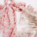 2PCS Floral Hair Scarf with Ribbon Bow for Women and Girls - Silk Long Tails Scrunchy Elastics Ponytail Holder - Buy Online on SooperMarket.com