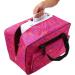 JanTeelGO Sewing Machine Carrying Case - Red Nylon Tote Bag with Pockets and Padded Storage Cover for Singer, Brother, Janome - Convenient Handles and Durable Design - Buy Online on SooperMarket.com