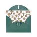 YYHHAOFA Dark Green Cookies Food Chocolate Chip Biscuits Pearl Paper Holiday Card Greeting Card Suitable For Christmas Party Invitations Dark Green One Size