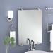 Modern Square Base Tissue Holder Stand - 21.25 inches - Chrome Finish - Buy Online on SooperMarket.com