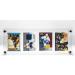 Trading Card Display Stand - 4 Slot Clear Acrylic Holder with UV Protection - Buy Online on SooperMarket.com