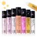 Expressions 7pc Lip Oil Collection - Nourishing High Shine Lip Glow with Essential Oils Hydrating Roll On Lip Oils Infused w/Essential Oils - Rollerball Lip Oils Vitamin Enriched Lip Oil Set