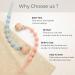 Buy Wesweet BPA-Free Silicone Pacifier Chain | Gift-Ready Baby Pacifier Band for Boys & Girls (Blue + Apricot) - Buy Online on SooperMarket.com