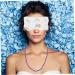 Gatuida Elastic Eye Covers - 12 Pcs Plush White Eye Masks for Travel Sleep & Protection | Soft Safety Eye Shades - Buy Online on SooperMarket.com