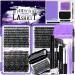 DNSGOOR DIY Lash Extension Kit 840Pcs D Curl Individual Lash Clusters Eyelashes Extension Set with Mirror Lash Storage Box Lash Bond&Seal Glue Remover Tweezers Lash Brush Applicator A-Lash Kit 30-60D