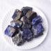 Natural Crystal Rough Nature Gemstones Drum Stones Natural Crystal Rough Stone Minerals Exemplar Fluorite Amethyst raw Gemstone Collection Irregular Reiki Decoration Home Decoration natural stone (Co 3-5cm 100g Sodalite
