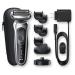 Braun Series 7 7027cs Electric Razor for Men - Waterproof Foil Shaver with Beard Trimmer, Rechargeable & Travel Case - Silver - Buy Online on SooperMarket.com