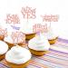 Cyodoos 24 Pcs He Asked She Said Yes Cupcake Toppers Cake Picks for Wedding Engagement Party Cake Picks for Wedding Bridal Shower Party Cake Decorations Rose Gold Rose Gold3 - Buy Online on SooperMarket.com