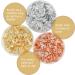CHMI Gold Foil Flakes for Resin - 15g | Metallic Leaf for Jewelry, Nails, Painting, Crafts | Multicolor Gold, Silver, Copper Flakes - Buy Online on SooperMarket.com