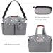 SONARIN Multi-Function Waterproof Baby Changing Bag - Grey | Large Capacity Travel Diaper Bag with Pacifier Holder - Buy Online on SooperMarket.com