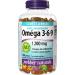 Webber Naturals Glucosamine Chondroitin Triple Strength 90 Tablets & Omega 3-6-9 1 200 mg Fish Oil 180 Clear Enteric No Fishy Aftertaste Softgels Supports Cardiovascular Health and Brain Function - Buy Online on SooperMarket.com