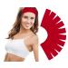 Styla Hair 10 Pack Stretch Headbands Non-Slip Head Wraps Great for Sports, Yoga, Pilates, Running, Gym, Workouts, Baseball, Casual Wear, Gifts & More! True Red