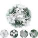 HOMSFOU 2pcs Christmas Wreath Decorative Wreath Christmas Front Door Wreath Winter Wreath Holiday Wreaths Harvest Wreath Rustic Holiday Door Wreath Xmas Reef Artificial Pvc Merry Christmas - Buy Online on SooperMarket.com
