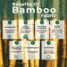 JM Bamboo Baby Washcloths Set - 8 Soft Cloths for Sensitive Skin | 25x25 cm Green & White with Laundry Bag - Ideal for Baby Care - Buy Online on SooperMarket.com