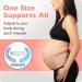 AZMED Maternity Belly Band for Pregnant Women - Pregnancy Support Belt for Abdomen, Pelvic, Waist & Back Pain Relief - Adjustable Maternity Belt for All Stages of Pregnancy & Postpartum - Beige - Buy Online on SooperMarket.com