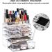 DreamGenius 3-Piece Acrylic Makeup Organizer Set with 8 Drawers - Stackable Vanity and Bathroom Cosmetic Storage - Buy Online on SooperMarket.com