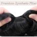 Jet Black Synthetic Hair Bun Extension - 45g Messy Updo Ponytail Scrunchie for Women - Buy Online on SooperMarket.com