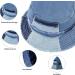 GuanGu Distressed Denim Bucket Hat | Wide Brim Sun Cap for Men & Women | Lightweight & Packable for Beach & Travel - Large-X-Large - Buy Online on SooperMarket.com