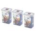 Lock & Lock HPL809 Pasta/Food Storage Container 1.3 l 3 Pack Of