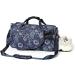 Boulder Bee Premium Pickleball Bag for Women | Blue Cashew Flower Design | Hand/Shoulder Gym Bag with Water Bottle Holder | Racquet/Paddle Holder Duffel Bag - Buy Online on SooperMarket.com