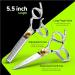 Suvorna 5.5 Hairdressing Scissors Set - Professional Barber and Hair Cutting Scissors with Thinning Shears for Right-Handed Hairdressers - 2 Pc Set - Buy Online on SooperMarket.com