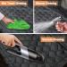 Peticon Waterproof Dog Car Seat Cover with Mesh Window - Nonslip, Scratchproof Hammock for Backseat - Fits Cars, Trucks, SUVs, Jeeps - Black - Buy Online on SooperMarket.com