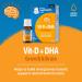 Gerber Supplements for Baby Vitamin D and DHA Drops 0-2 Years Supports Strong Bones Teeth & Normal Brain Function No Colours No Flavours No Sweeteners Gluten-Free Vegetarian - Buy Online on SooperMarket.com
