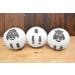 Pachamama Handmade XL Wool Tumble Dryer Balls 7cm 3 Pk Reduce Drying Time Save Energy Fabric Soften Reduce Static Reduce Wrinkles Unscented Long Life - Cute Sheep Pattern Felted by Hand Fair Trade - Buy Online on SooperMarket.com