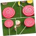 Alipis 8 Pcs Christmas Lollipop Ornaments Giant Lollipop Prop K ds Toys Lollipop Prop Realistic Peg with Hook Food Decor Micro Toys Wedding Decorations Wooden Unique Party Supplies Child - Buy Online on SooperMarket.com