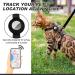 VKPETFR Cat Harness and Leash Set Escape Proof for Walking Adjustable Cute Kitten Harness Leash with Airtag Holder for Small Large Cats Lightweight Soft Walking Travel Harness (Black) - Buy Online on SooperMarket.com