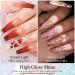MSRUIOO Color Changing Reflective Gel Nail Polish - Temperature Activated Glitter Polish - Diamond Glitter Silver Pink Purple - Color Changing Gel - Buy Online on SooperMarket.com