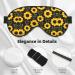 Buy SSIMOO Cute Sunflower Soft Sleep Eye Mask - Breathable Travel Eye Patch for Relaxation (Black) - International Shipping Available - Buy Online on SooperMarket.com