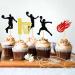 24 Basketball Theme Cupcake Picks - Sports Party Decorations & Accessories for Kids' Birthday Cakes - Buy Online on SooperMarket.com