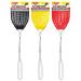 Enoz Plastic Mesh Head Flyswatter with Metal Handle, Assorted Colors, 2 Count (Pack of 3) 6