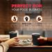 Fit Meal Prep 50 Pack Disposable Hot Cups - 12oz Black Double Wall Insulated Ripple Sleeves To Go Coffee Cups - Kraft Hot Beverage for Chocolate Tea and Cocoa Drinks - Sturdy and Eco Friendly 50 8 oz - Buy Online on SooperMarket.com