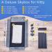 Hanging Window Cat Hammock - Suction Cup Mounted Perch for Indoor Cats | 26.4 x 15.6 Inches - Buy Online on SooperMarket.com