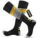 Ski Socks Womens Mens 2 Pairs OTC Snow Socks for Snowboarding Skiing Skating Winter Performance Socks Gray+gray Medium