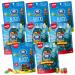 8er set amos 4D rubber blocks and dinosaurs i fruit rubber building blocks and dinosaurs in 3D design I ideal for children's birthday and as a muffin decoration 8 mix set