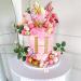 JEVENIS Pink Balls & Butterfly Cake Decorations | Baby Shower Boho & Rose Themes | International Shipping - Buy Online on SooperMarket.com