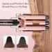 5-in-1 Curling Iron Set - Dual Voltage Interchangeable Curling Wand with 3 Barrel Crimper & 4 Curling Irons - LED Temp Control for All Hair Types - Includes Glove & Clips - Buy Online on SooperMarket.com