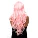 WIG ME UP Long Pink Curly Wig with Bangs 70cm Wavy Side Parting Hair (9204S-T2333) | International Shipping Available - Buy Online on SooperMarket.com