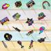 32-Piece Roller Skate Cake Topper Set - 90s Style | Birthday Party Decorations for Adults | DIY Cupcake Toppers by Totally Party Supplies - Buy Online on SooperMarket.com