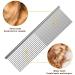 Redreo Stainless Steel Pet Comb for Dogs - Effective Deshedding & Knot Removal Tool for Poodles & All Breeds - Buy Online on SooperMarket.com