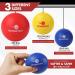 Boxing Reflex Ball Set for Adults and Kids - Improve Hand Eye Coordination and Punching Speed - Set of 3 React Balls with Headband and Carry Bag - Buy Online on SooperMarket.com