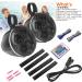 Pyle PLUTV44BTR 2-Way Dual Waterproof Off-Road Tower Speakers - 800W Marine Grade with RGB Lights & Remote, for ATV/UTV, Jeep, Boat - Black - Buy Online on SooperMarket.com