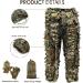 ANYDKE Ghillie Suit Camouflage Hunting Suits - Lightweight Breathable 3D Leaf Camo Clothing for Jungle Shooting, Airsoft, Photography - Fits 5.9-6.2ft Tall - Ideal for Outdoor Activities and Halloween - Buy Online on SooperMarket.com