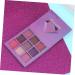 Healvian 3pcs 9 Women Eye Shadow Eyeshadow Makeup Palette Metallic Eye Shadow Palettes Purple - Buy Online on SooperMarket.com