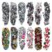 Pinone Full Arm Temporary Tattoo For Man Women L19 xW7 (12 Sheets)