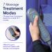 Perfecore Leg Massager with Heat Air Compression - Adjustable Feet & Calves Massager for Circulation and Muscle Relaxation - 3 Pressure Levels, 7 Modes - Gray - Buy Online on SooperMarket.com